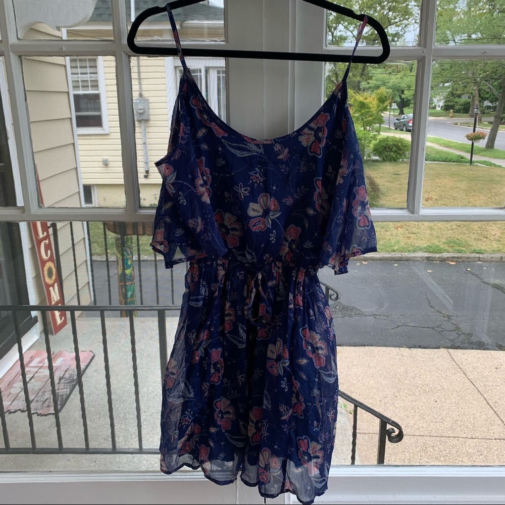 Hollister Paisley Off the Shoulder Dress